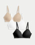 Marks & Spencer"3pk Non Wired T-Shirt Bras A-E"
